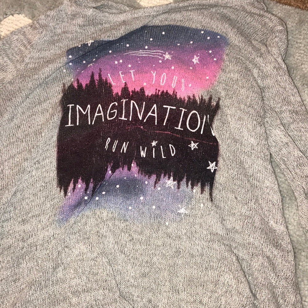 size 10 Justice long sleeve sweater